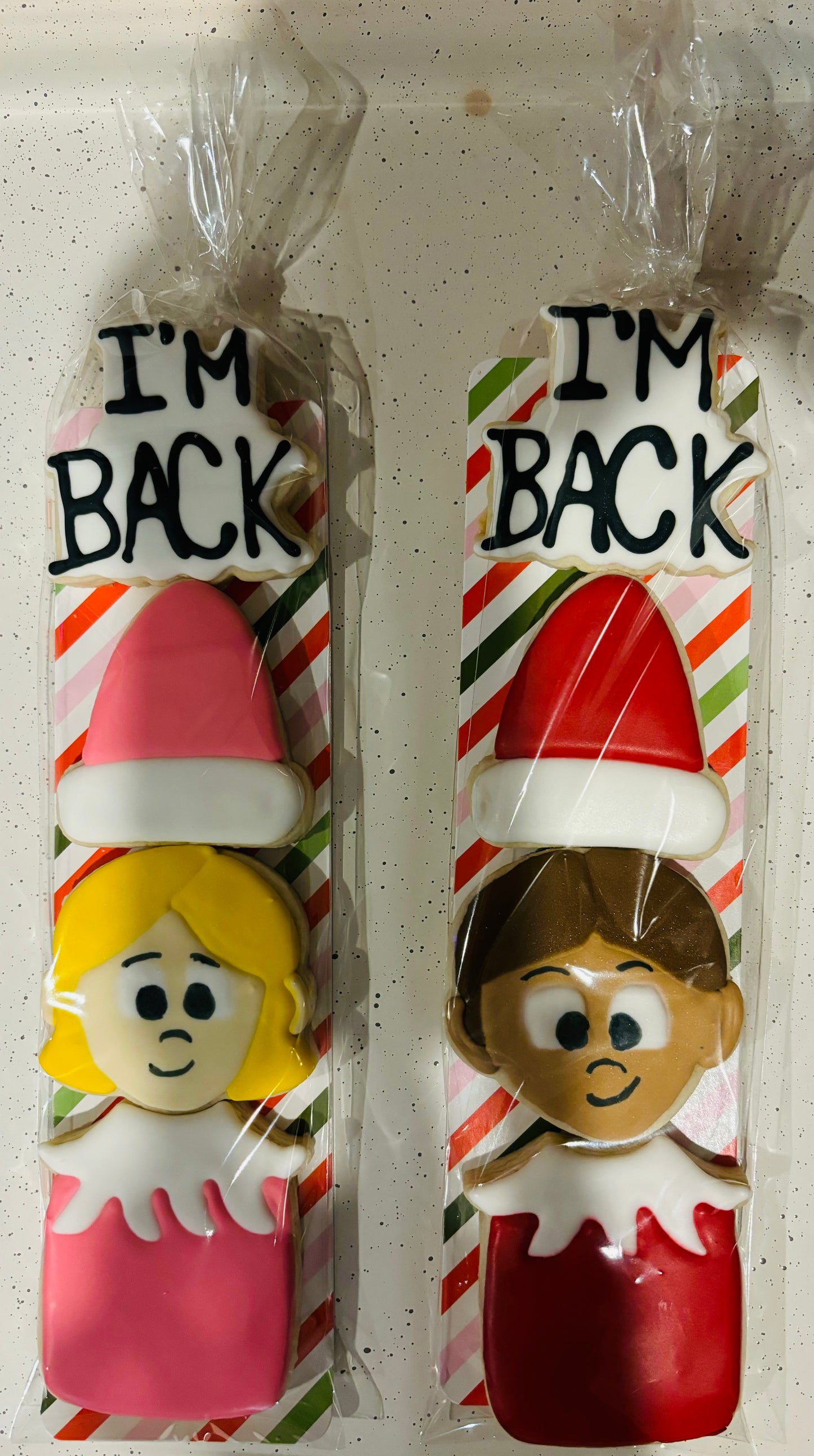 I'm Back Elf Cookie Set
